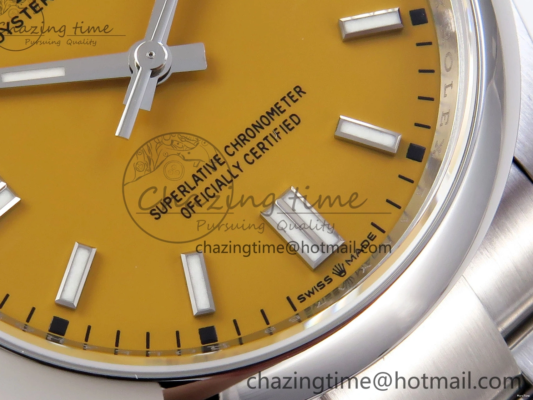 MiroTime 0211 Popular OYSTER PERPETUAL 126000 36MM VSF 1:1 BEST EDITION 904L STEEL YELLOW DIAL VS 1774
